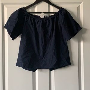 NWT Navy blue Alice & Olivia top